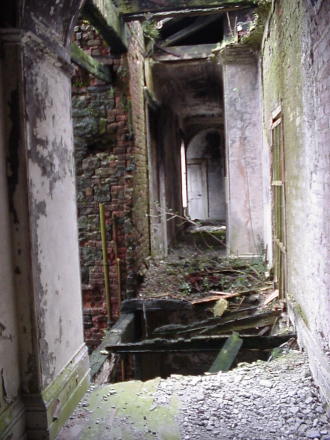 Burnt Hallway