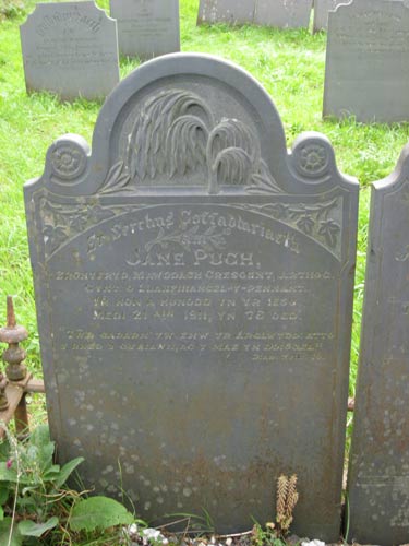 jane graves. Jane Pugh (nee Thomas) buried